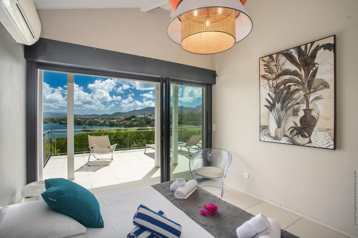 Location_Villa_Les_Trois_Ilets_Martinique_chambre vue mer 2bis